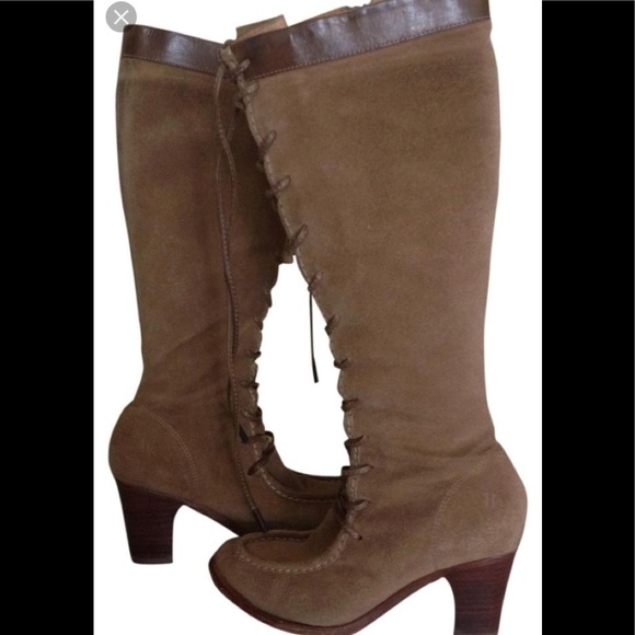 Suede Lace-Up FRYE Boots - Picture 7 of 8